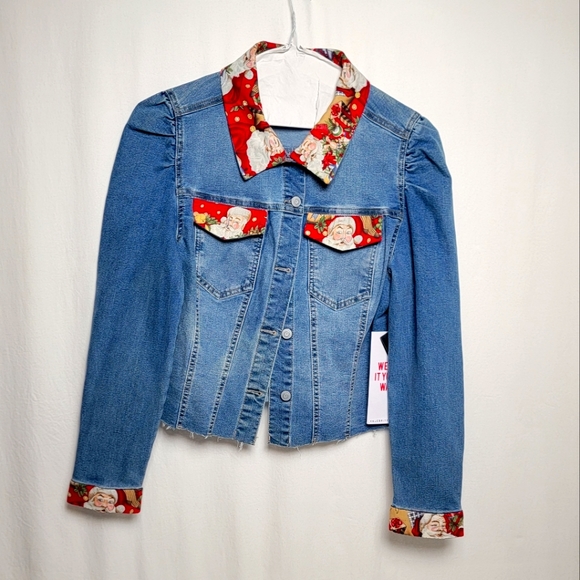 Santa Claus Jean Jacket - Picture 1 of 4